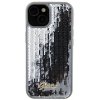 Guess GUHCP15SPSFDGSS iPhone 15 / 14 / 13 6.1 srebrny/silver hardcase Sequin Script Metal